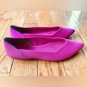 Rothy's Dragonfruit Fuchsia Bright Pink in Women's size 8.5 EXCELLENT LIKE NEW!